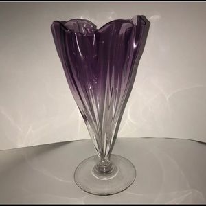 Antique Steuben Grotesque Purple Art Glass Vase